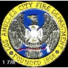 LAFD LOS ANGELES, CA FIRE DEPT LG ROUND SEAL